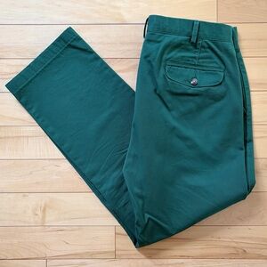 Lands’ End Men's Green Chinos